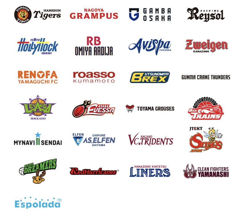 スポーツチームのロゴ