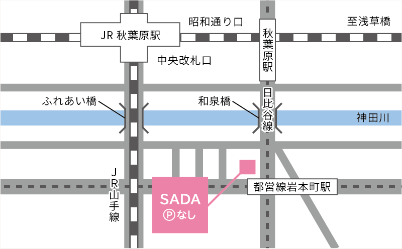 神田・秋葉原店の地図