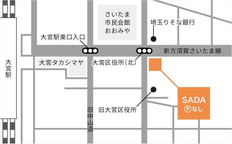 大宮駅前店の地図