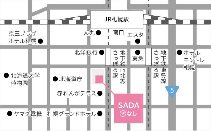 札幌駅前通店の地図