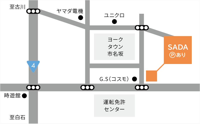仙台泉店の地図