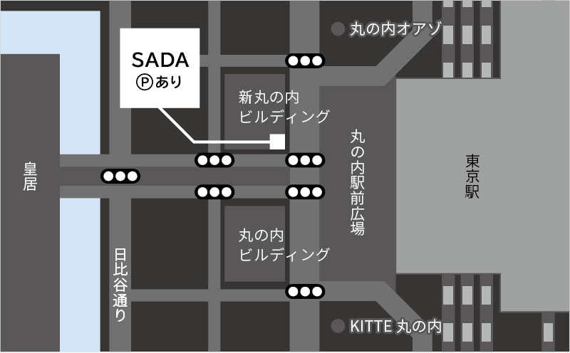 東京駅新丸ビル店の地図