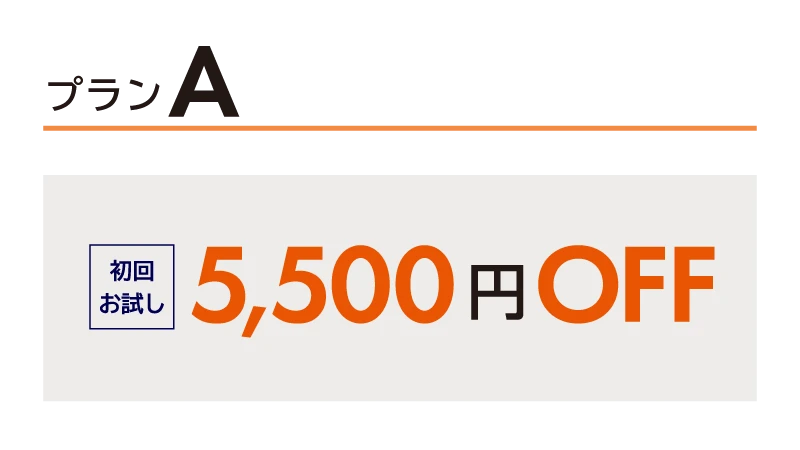 初回お試し5,500円OFF