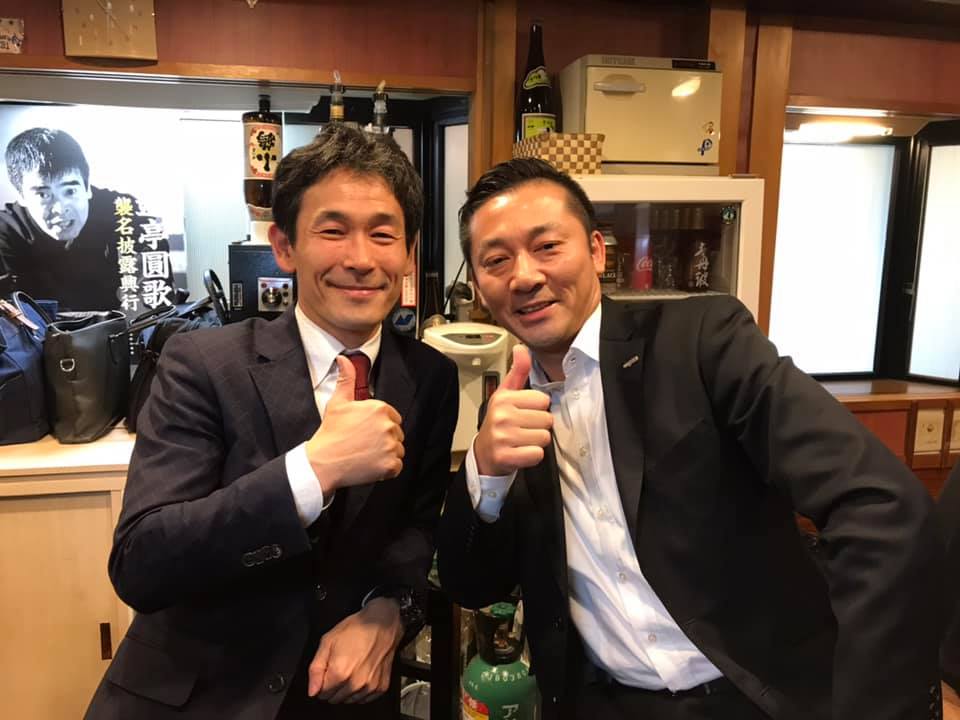 弊社が公式オーダースーツをご提供する、バスケットボール「Bリーグ」千葉ジェッツふなばしの島田慎二社長と食事をさせて頂きました!