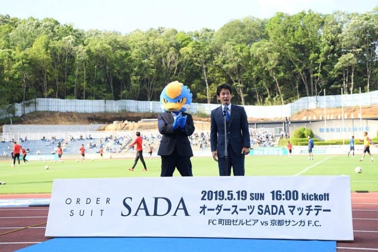 本日は、SADAが公式オーダースーツをご提供するギラヴァンツ北九州さんのホームスタジアムに、特設ブースを出させて頂きました!