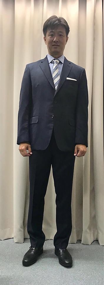 千葉ロッテマリーンズの背番号「0」、荻野貴司選手が、SADAでお仕立てしたオーダースーツ姿のお写真を下さいました!