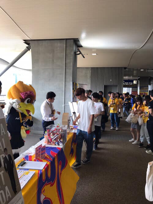 昨日は、SADAが公式オーダースーツをご提供する横浜FCさんのホームスタジアムに、ブースを出しに行って来ました!