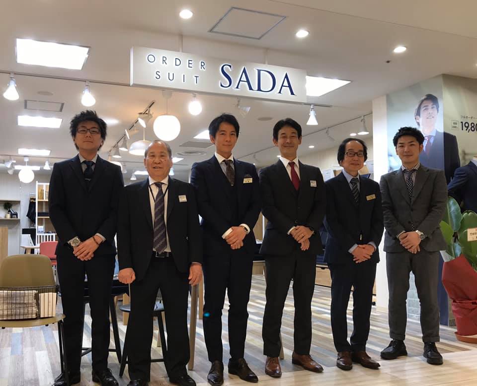 「オーダースーツSADA」54店舗目となる、静岡パルコ店が、本日、オープンとなりました!静岡県初出店です!