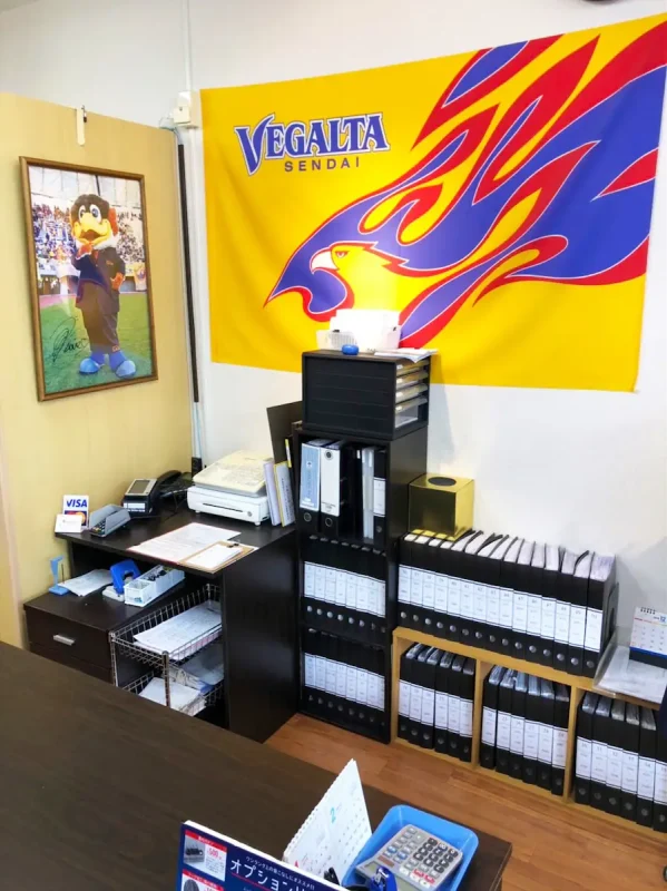 ベガルタ仙台を応援するオフィシャル店舗。正真正銘のフルオーダー。実直なスタッフが、丁寧にサポートします。の写真