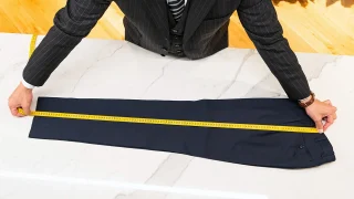 パンツ総丈（置いて測る場合）
