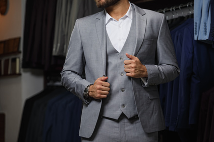 Perfect to the last detail. Modern businessman. Fashion shot of a handsome young man in elegant classic suit. Men's beauty, fashion.